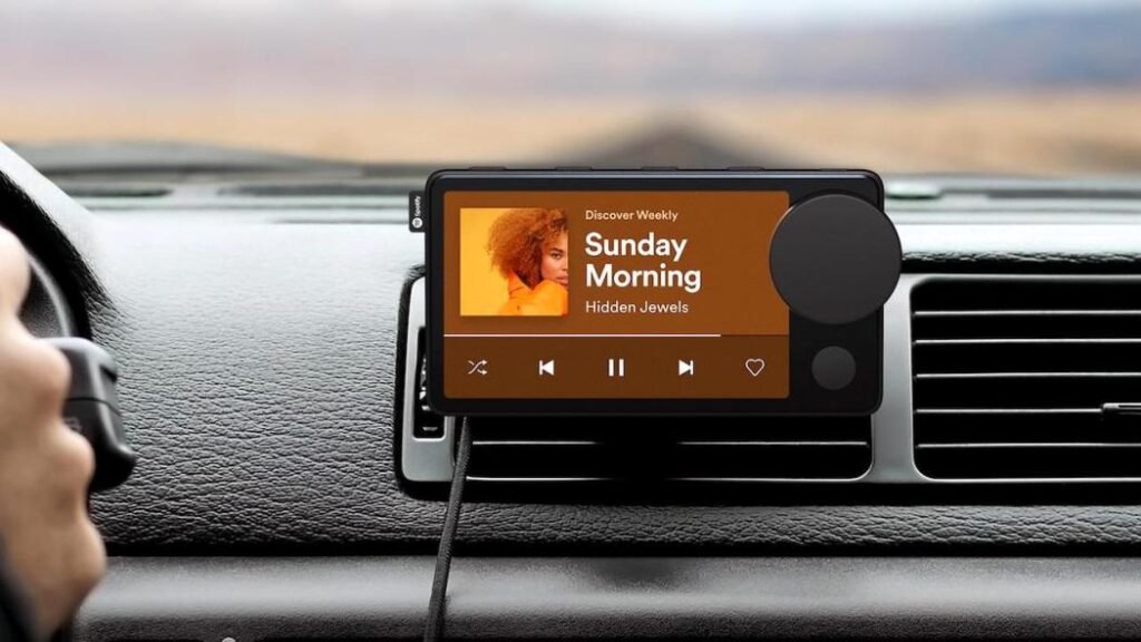 Spotify Launches Voice-Controlled 'Car Thing' in Car